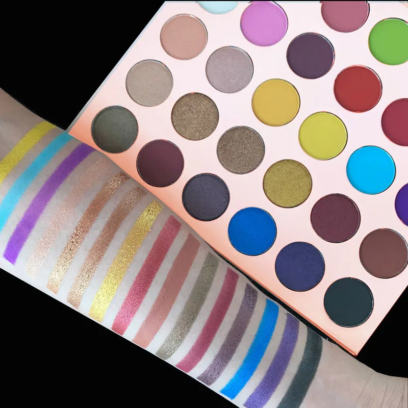 Wholesale New Colorful Pigmented Luxury Vegan Nude Makeup Private Label Custom 30 Colorful Matte Eyeshadow Palette Eye Makeup