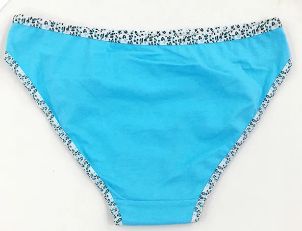 Factory OEM premium quality fancy design side leopard comfortable underwear panties