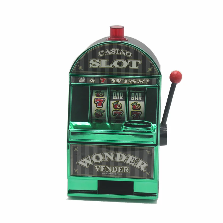 Hot sales Game Machine Casino Jackpot Slot Fun Coin 2-in-1 Slot Machine Money Box Toy