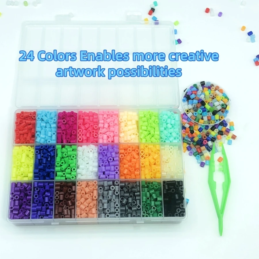 Забавная головоломка пластиковые 5 мм детские развивающие игрушки Hama Perler плавкие бусины набор для рукоделия