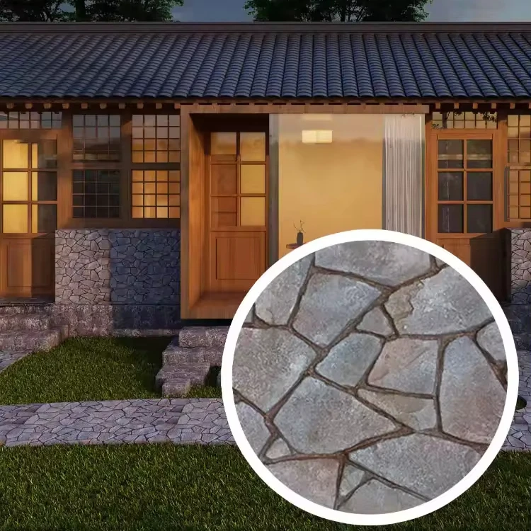 2024 New Style Pu Stone Culture Artificial Interior and Exterior Wall Panels Mushroom 1600*870mm