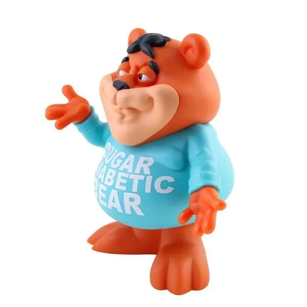 Customized Vinyl Toy Figure OEM Vinyl Art Toy Custom Cool Bear Figurine Designer PVC Toy Manufacturer