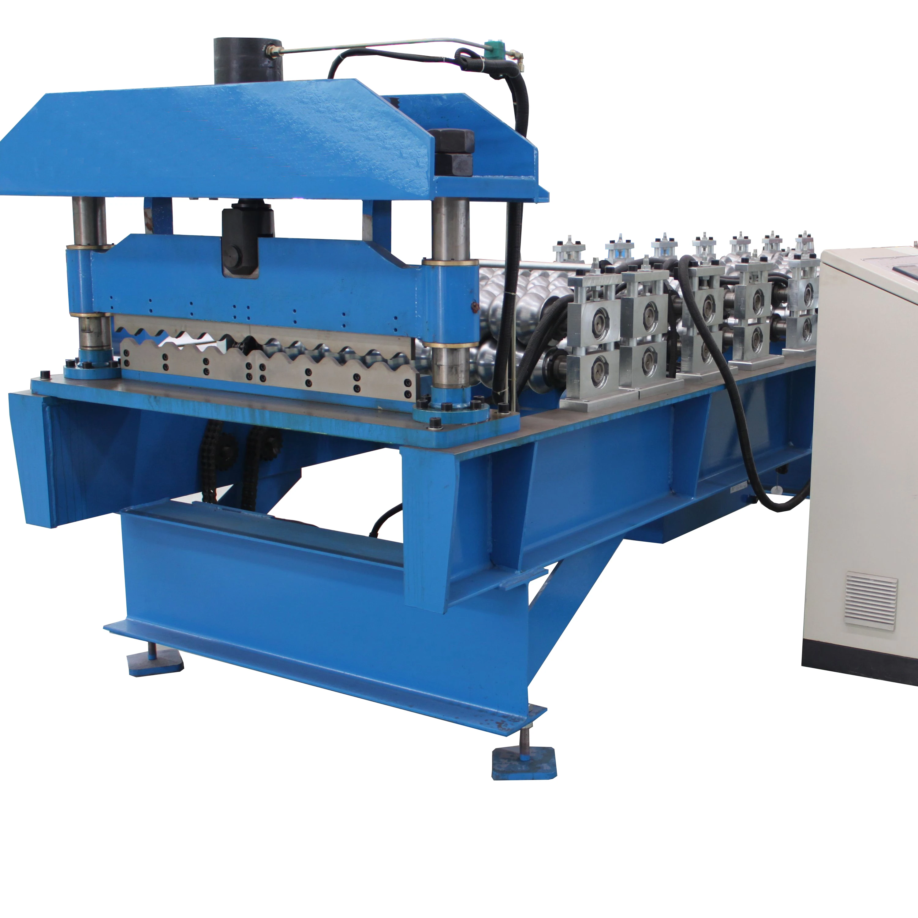 Горячая Распродажа cnc катушка гофрированные профилирующие линии для кровельного листа черепицы рулонная формовочная машина
