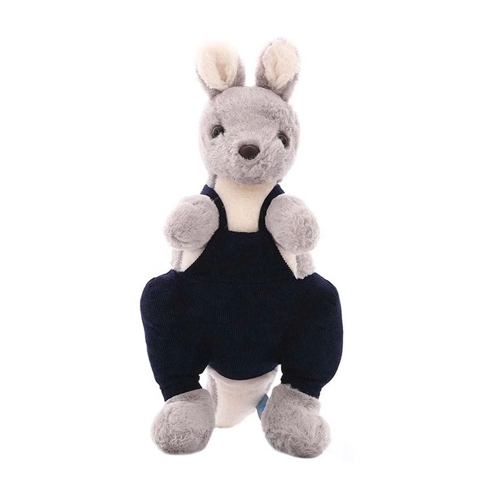 CPC CE Standards high quality custom Australian kangaroo cute stuffed animal baby kangaroo toy