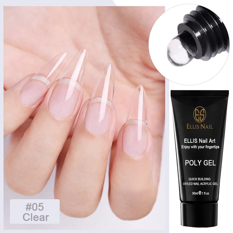 OEM Good Quality Acrylic Extension Solid Builder Nail Gel Private Label Custom Logo No Burn Acryl Poly Gel Nails in Tube