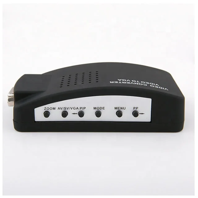 BNC S-Video VGA to VGA Converter Adapter for DVR DVD Player Support PAL NTS