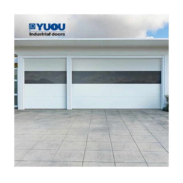 China factory wholesale price high quality 16 x 7 commercial automatic smart garage doors for homes modern garage door
