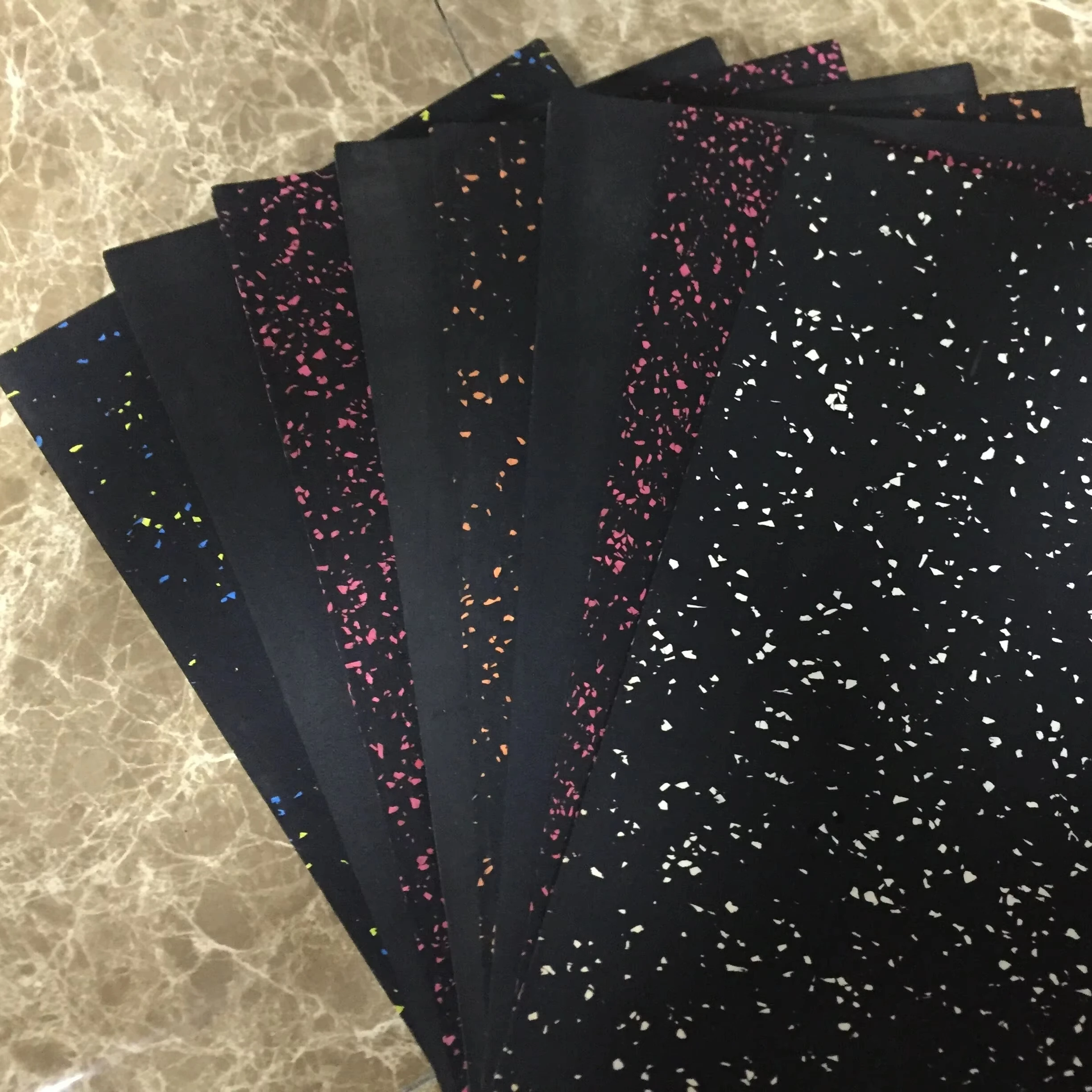 10mm Flexible And Easy To Clean Recycled Rubber Playground Flooring Super Safe for Playground Area