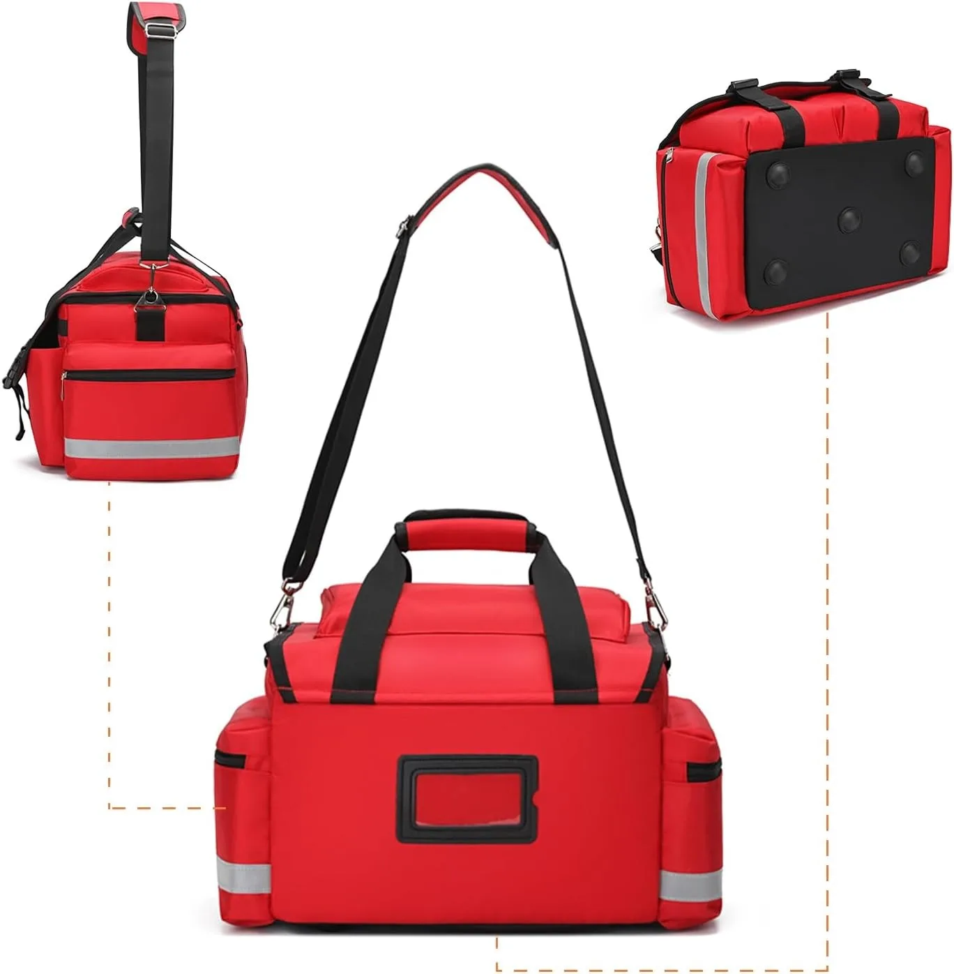 new emergency medical first aid responder bag medical kit ambulance use for medical equipment