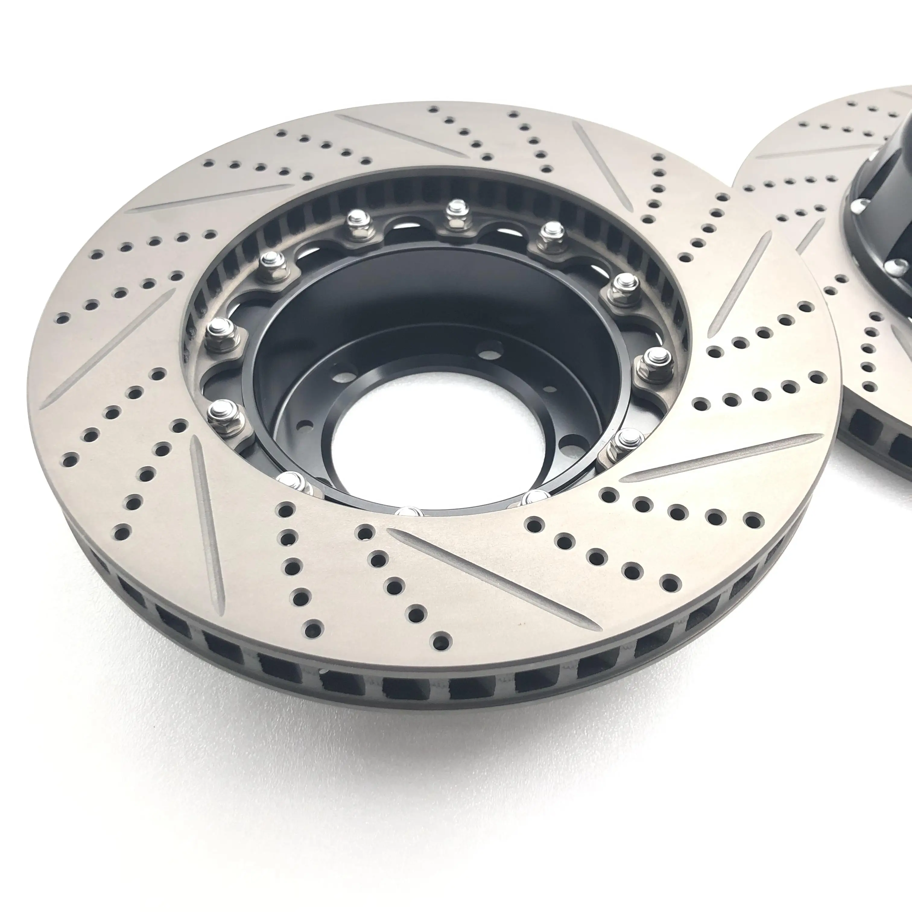 High-Performance Custom Stainless Front Rear Drilled and Slotted Brake Disc Rotor for Toyota f30 e36 e46 Mazda Audi A4 B9 New