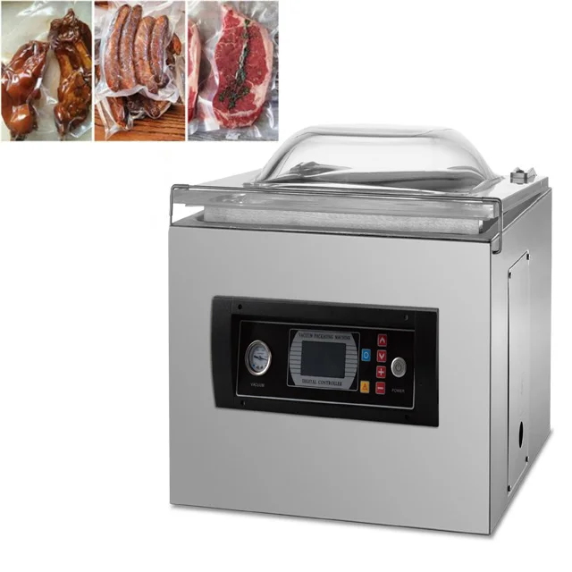 electric driven 110V 120V 220V single chamber vacuum sealer table top vacuum packing machine with 10 memories