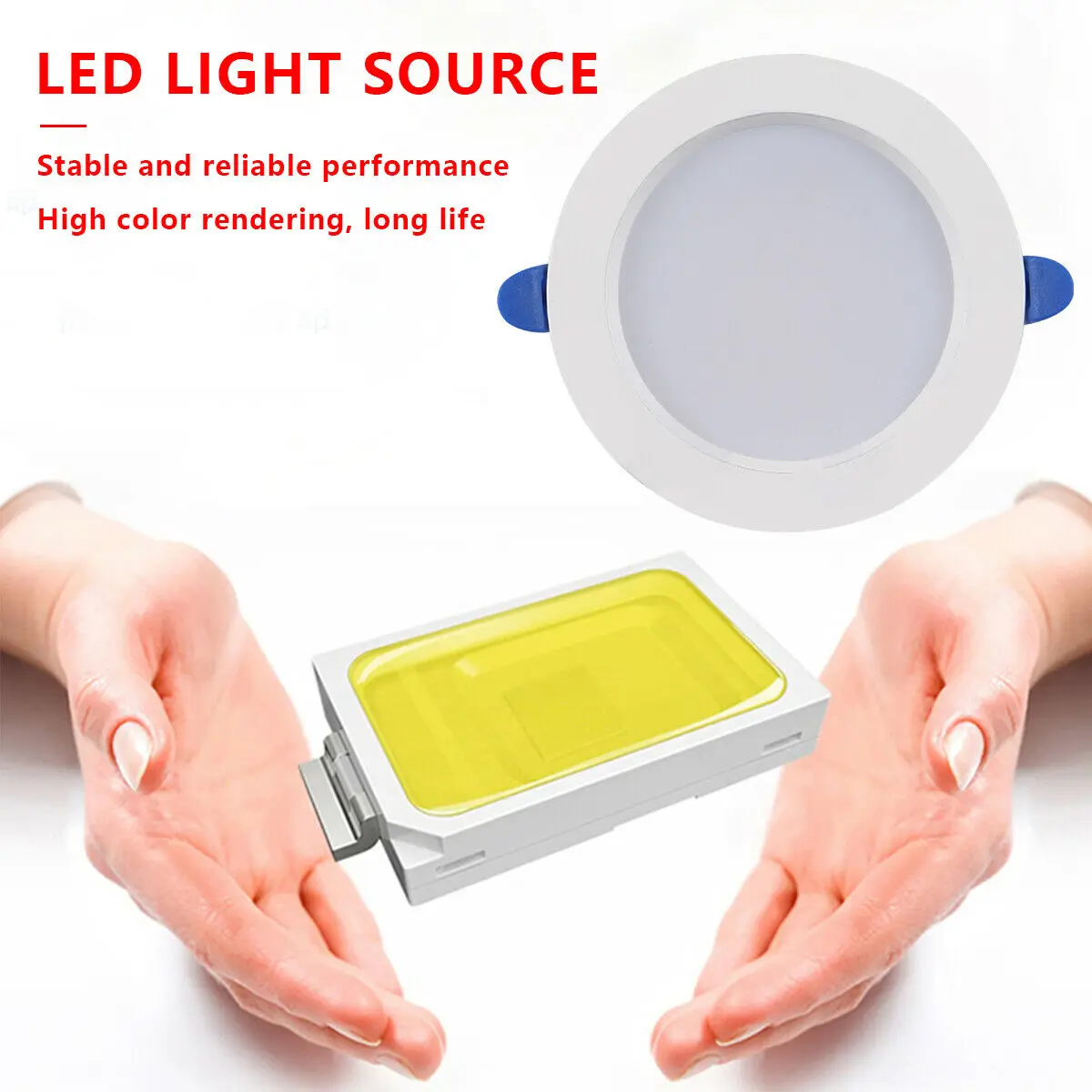 Hyundai QK LED Downlight 30W 35W 7FT 8FT  Recessed Aluminum Downlight Cold white 6500K