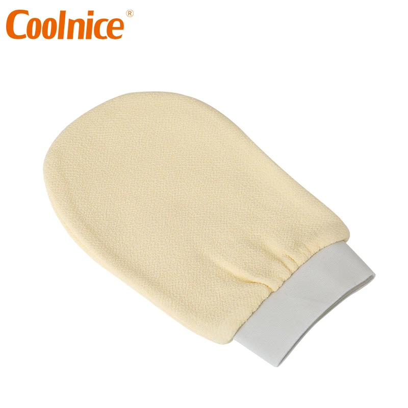 Coolnice New arrive 100% Viscose   Bath Exfoliating Mitt  Morocco With Mitts Bath Scrubber Body