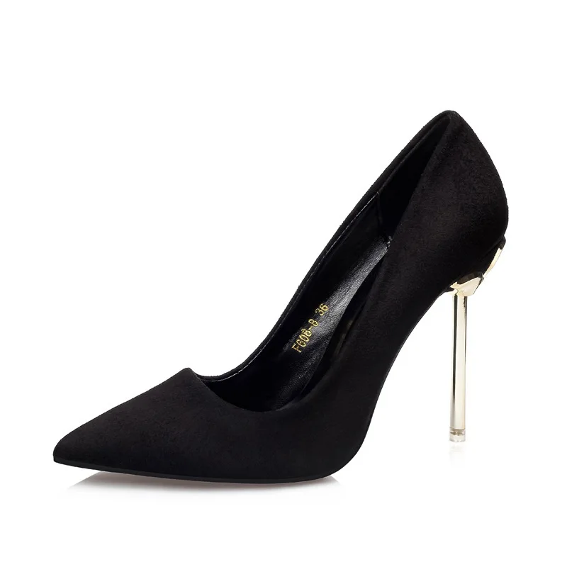 
2020 New Fashion Sexy Lady Party Pumps Pointed Toe High-heeled Luxury Women High Quality Heels Shoes 