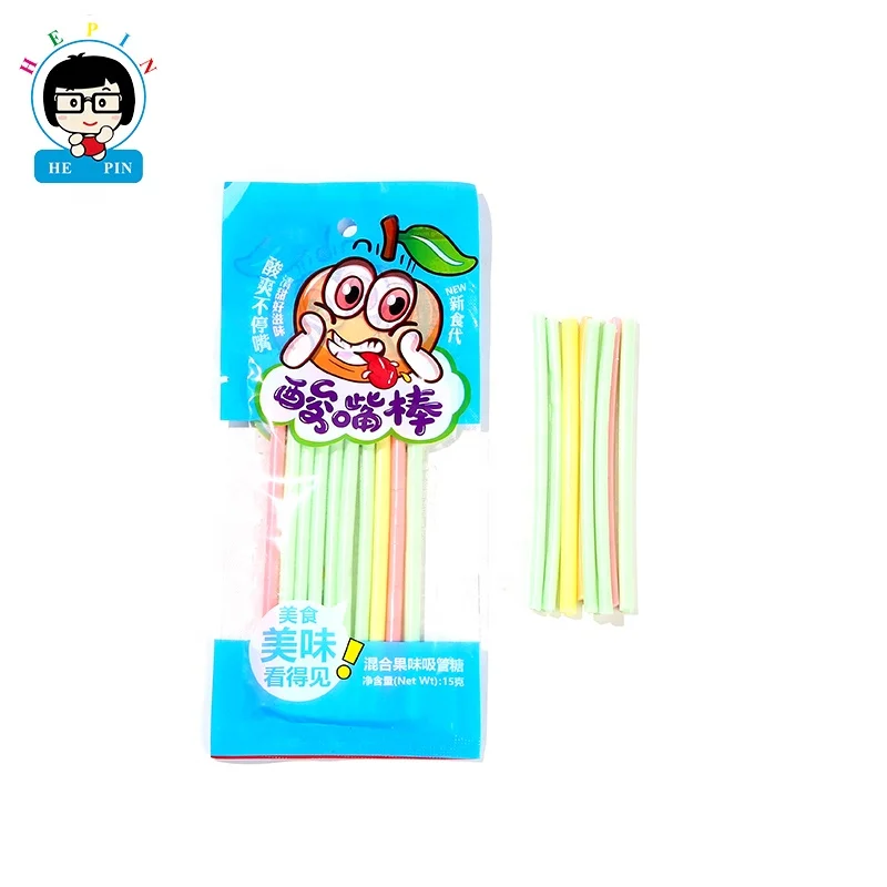 OEM Order Wholesalers Halal Powder CC Stick Fruity Flavor Candy Mixed Color For Kids