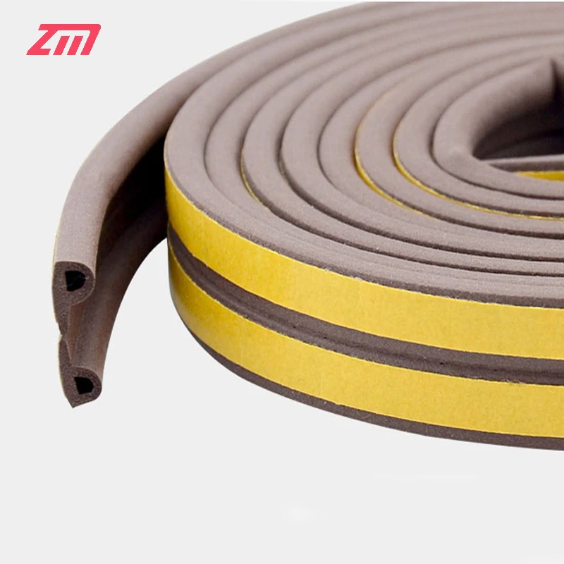 9x5.5mm p-profile weatherstrip D Profile