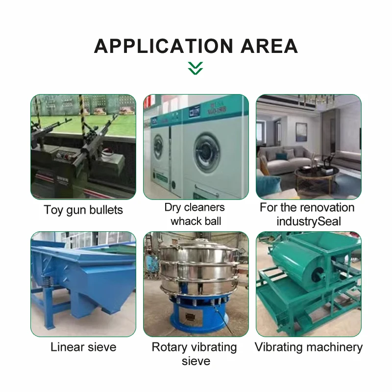 2-55 mm custom NBR /EPDM/Silicone/FKM rubber balls vibrating screen silicone rubber ball