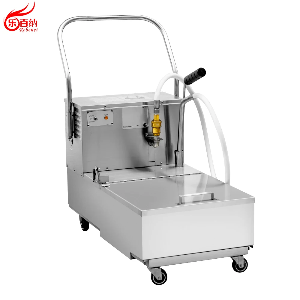 OF-85 Commercial Stainless Steel Electric Deep Fryer Oil Filter Machine for Kitchen Equipment