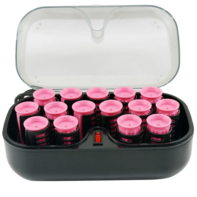 30pcs Spots Fast Heat Electric Hair Rollers Plastic Heated Rollers Magic Hair Curler Electric Hair Curler Machine Home Salon Use