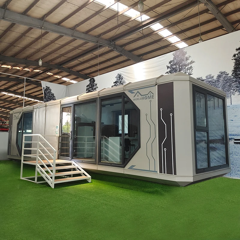 Detachable Modular Mobile Homes Prefabricated Two Bathrooms Prefab Houses 3 Bedroom House Plans Drawing Container House