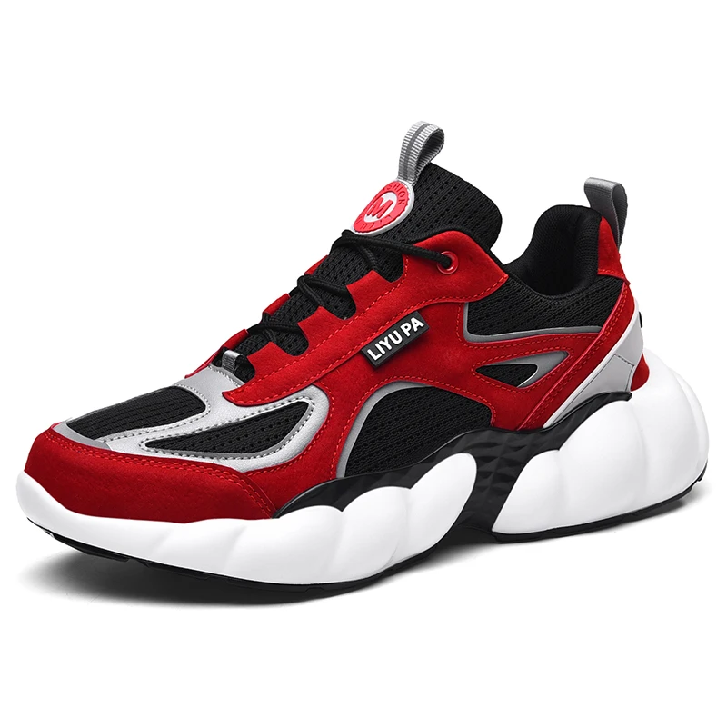 
Chaussure Sport Homme Mens Chunky Sneakers Light Weight Light Reflective High Fashion Christmas Style Hotsale for Mens Shoes 