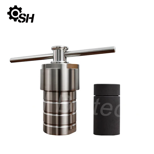 50ml Lab Stainless Steel PTFE Lined Chemical Reactor Autoclave for Hydrothermal synthesis