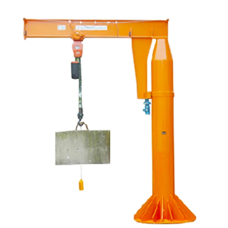 360 degree rotating floor mounted pillar hoist small jib crane 500kg 1ton