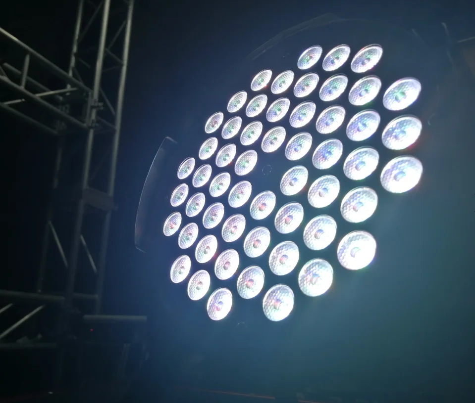 54x3W RGB 3in1 LED Par Light Dmx Control Disco Dj Party Wedding Show Event Wash Lighting