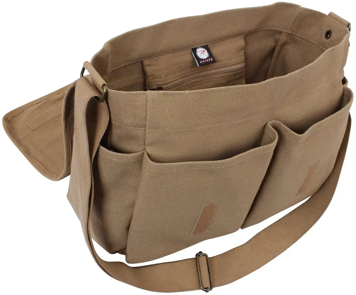 Shoulder Bag Vintage Canvas Messenger Bag Canvas Tactical Sling Bag for Men Many Colors for Choose