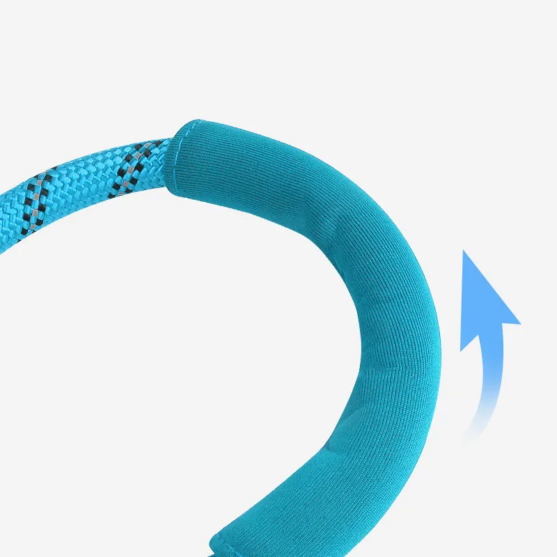 Medium and Large Dogs Reflective Rope Dog Leash Anti-Choking Training Slip Lead Bi-Functional Slip Lead for Dogs