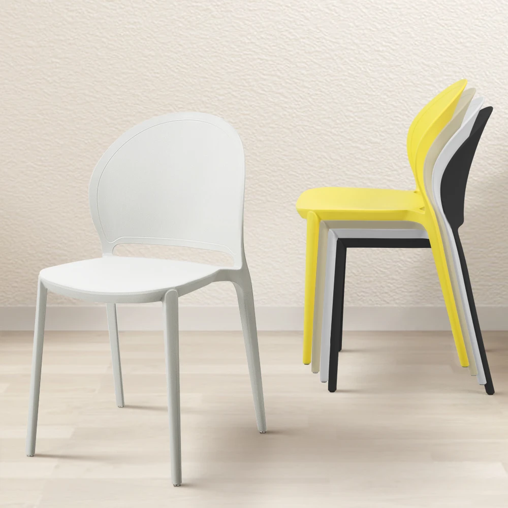 Оптовая продажа, современный пластиковый обеденный стул для столовой, мебель, дизайнерский Штабелируемый Пластиковый обеденный стул, стул для ресторана