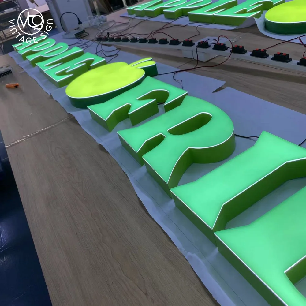 Factory Direct Epaper Lit Channel Letter Sign Front Light Led Letters With Good Quality