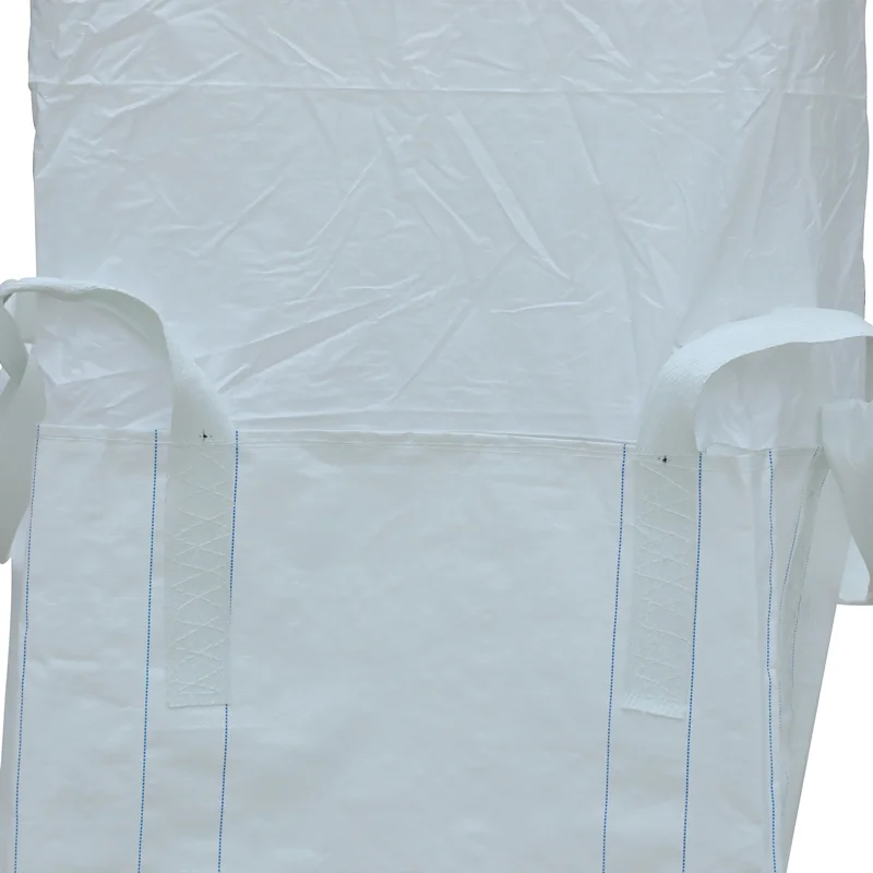 
1 ton bulk bags top skirt FIBC first builders pp jumbo big bag 500kg 1000kg 1200kg big building plastic bag for gravel 