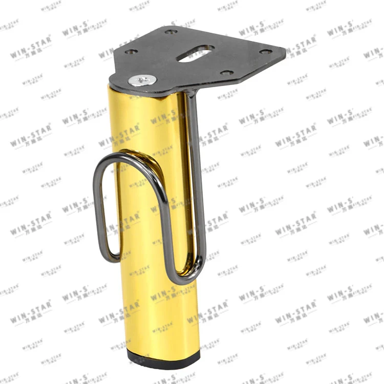 WINSTAR Steel Feet Table Cabinet Bathroom Silver Sofa Bed Leg Increase Support Bedside Table Legs