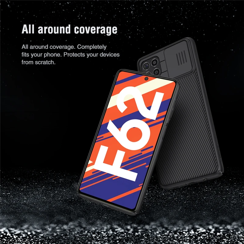 Чехол для Samsung Galaxy M62 чехол Nillkin Camshield противоскользящий защиты камеры жесткие чехлы телефонов F62