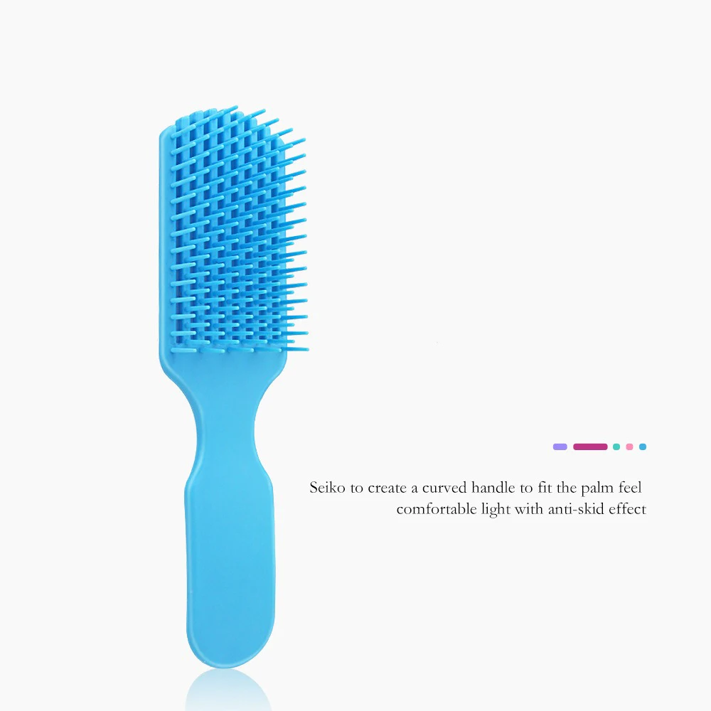 Wholesale Multi Colors  ABS Octopus Nine Rows Black Hair Detangler Brush For Woman Scalp Care Detangling Brushes