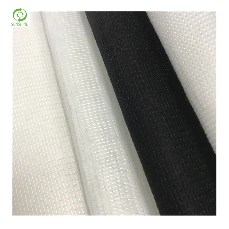 150 Gsm Recycled Polyester Fabric Supplier Stitch Bond Bonded Non Woven Interlining