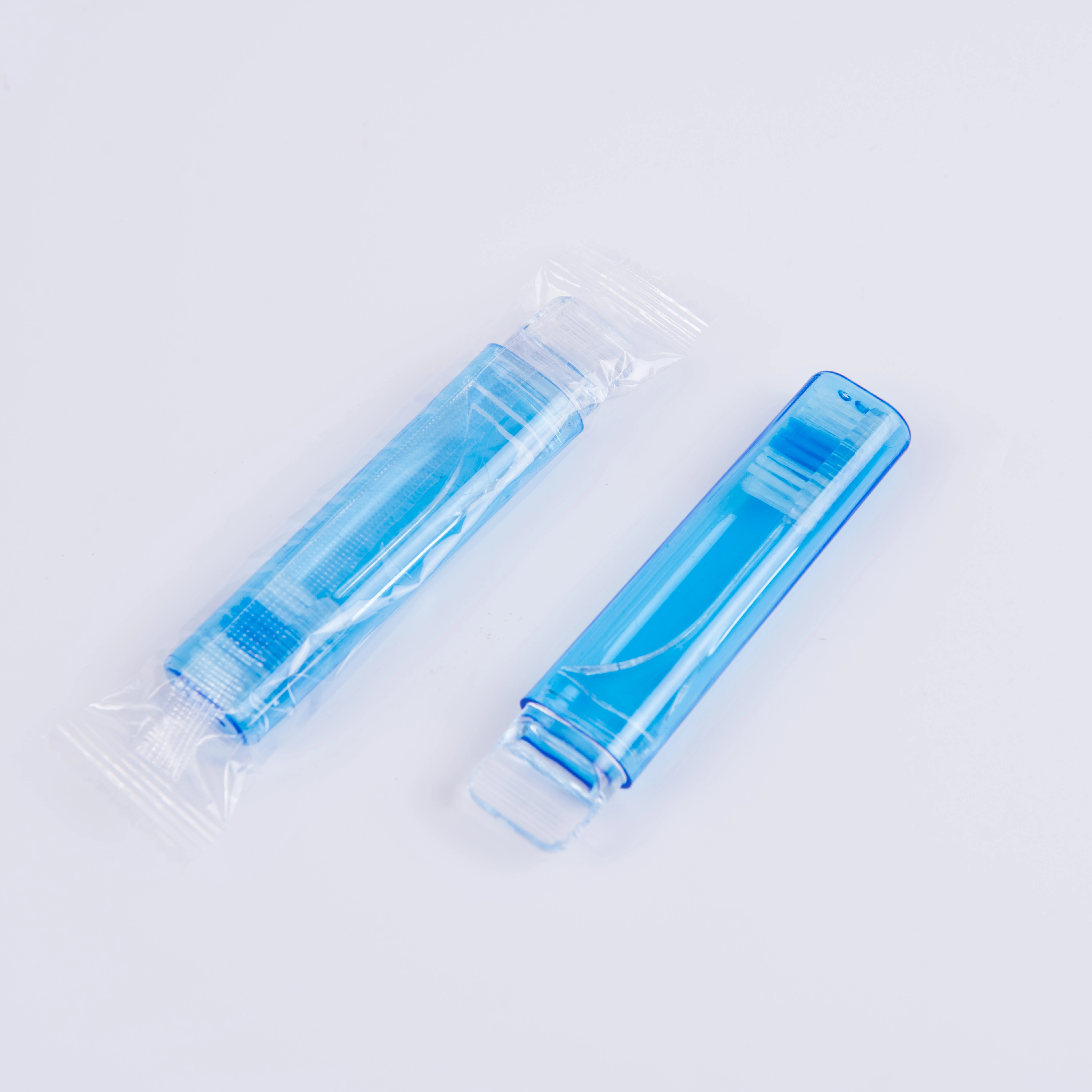 High quality hard bristle toothbrush ISO CE approved plastic adult travel toothbrush