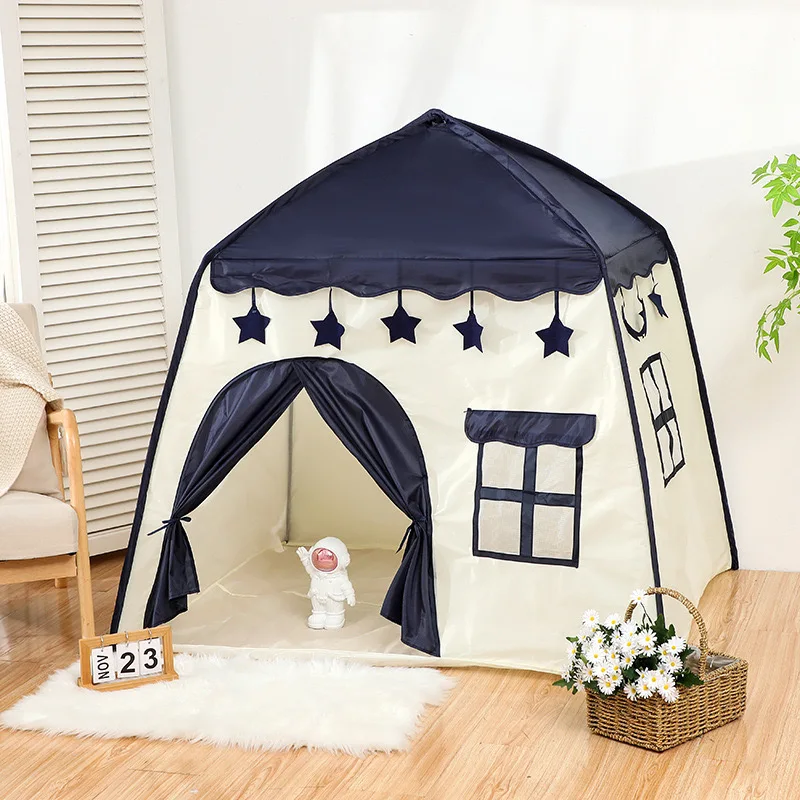 Fast Shipping New Polyester Fabric 135cm Indian Park Kids Princess Castle Tent Baby Indoor Toy Tent Foldable Teepee Playhouse