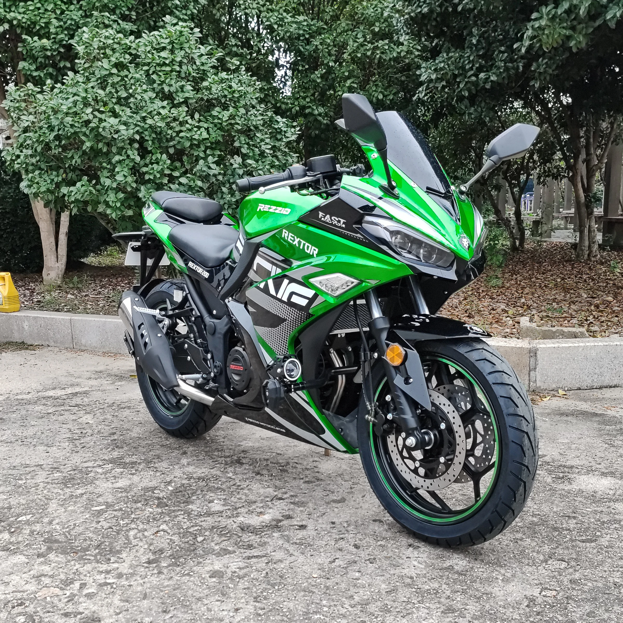 Euro5 гоночный мотоцикл светодиодные фонари 250CC с цифровым спидометром воздушным охлаждением двигателя