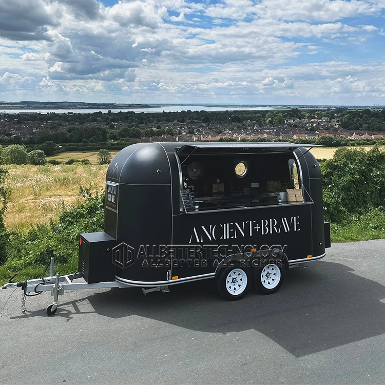 Free Custom Large Fast Food Carts Camper Van With Fully Equipped Restaurant Street Big HY Food Van Used Food Truck