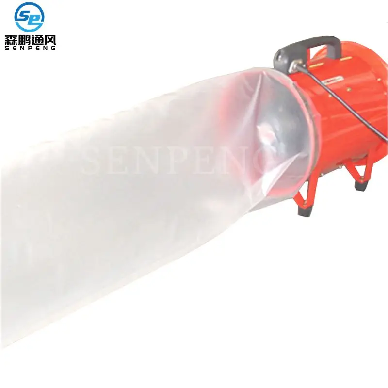 PE Material Plastic Film Air Duct Air Supply Duct