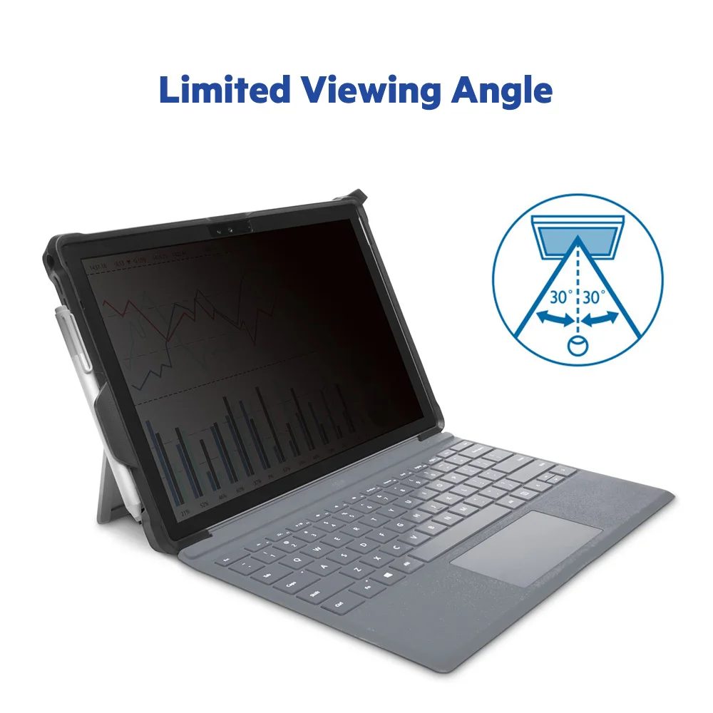 Amazon 2021 Laptop Privacy Screen Protect Eyes Anti Spy Anti Glare Removable Privacy Filter for Notebook k64489