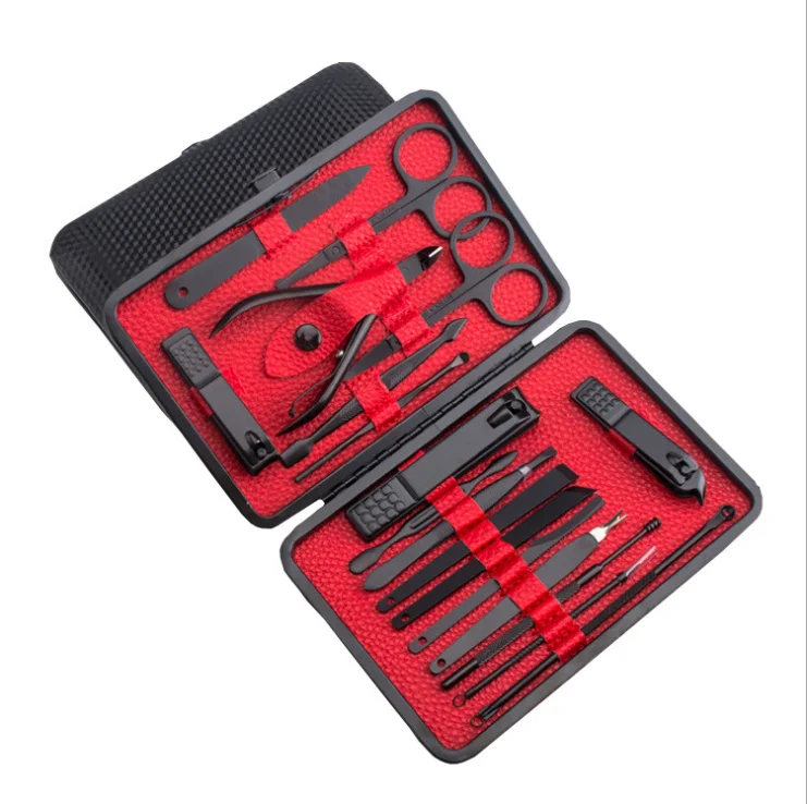 A39 Professional Pedicure Tools Stainless Steel Nail Clipper Nail Care Tool Kit Manicure Pedicure Set