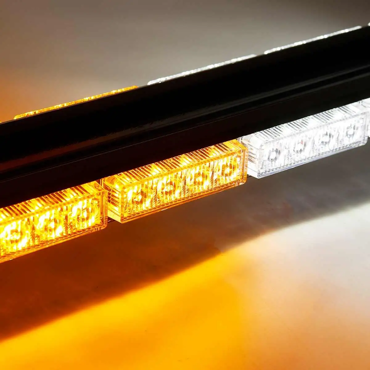 AlcantaLED Vehicle Parts & Accessories 30 Bulbs Magnetic Emergency Traffic Advisor Flash Strobe Warning Lamp Bar
