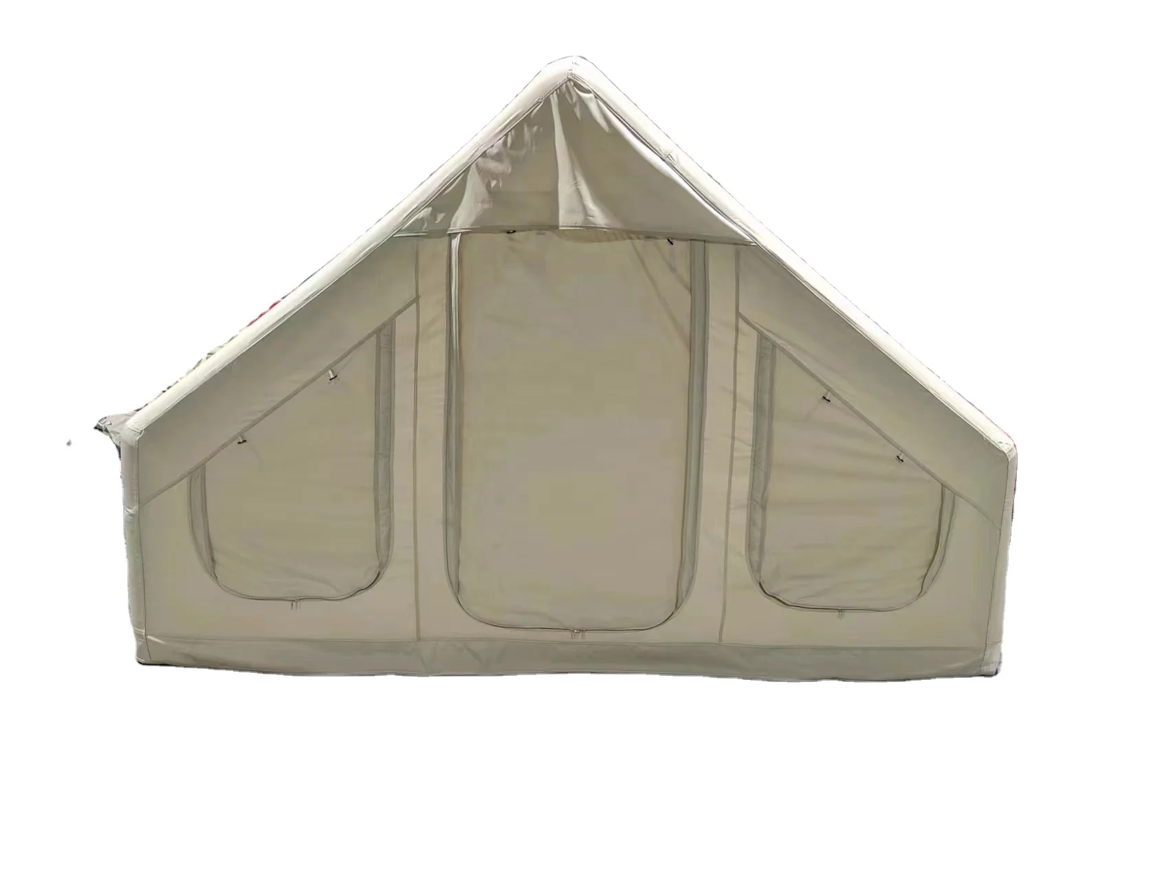 Custom Large Waterproof Inflatable Tent for Multi-Person Outdoor Camping Portable Oxford Canvas PVC Fabric with Aluminum Pole
