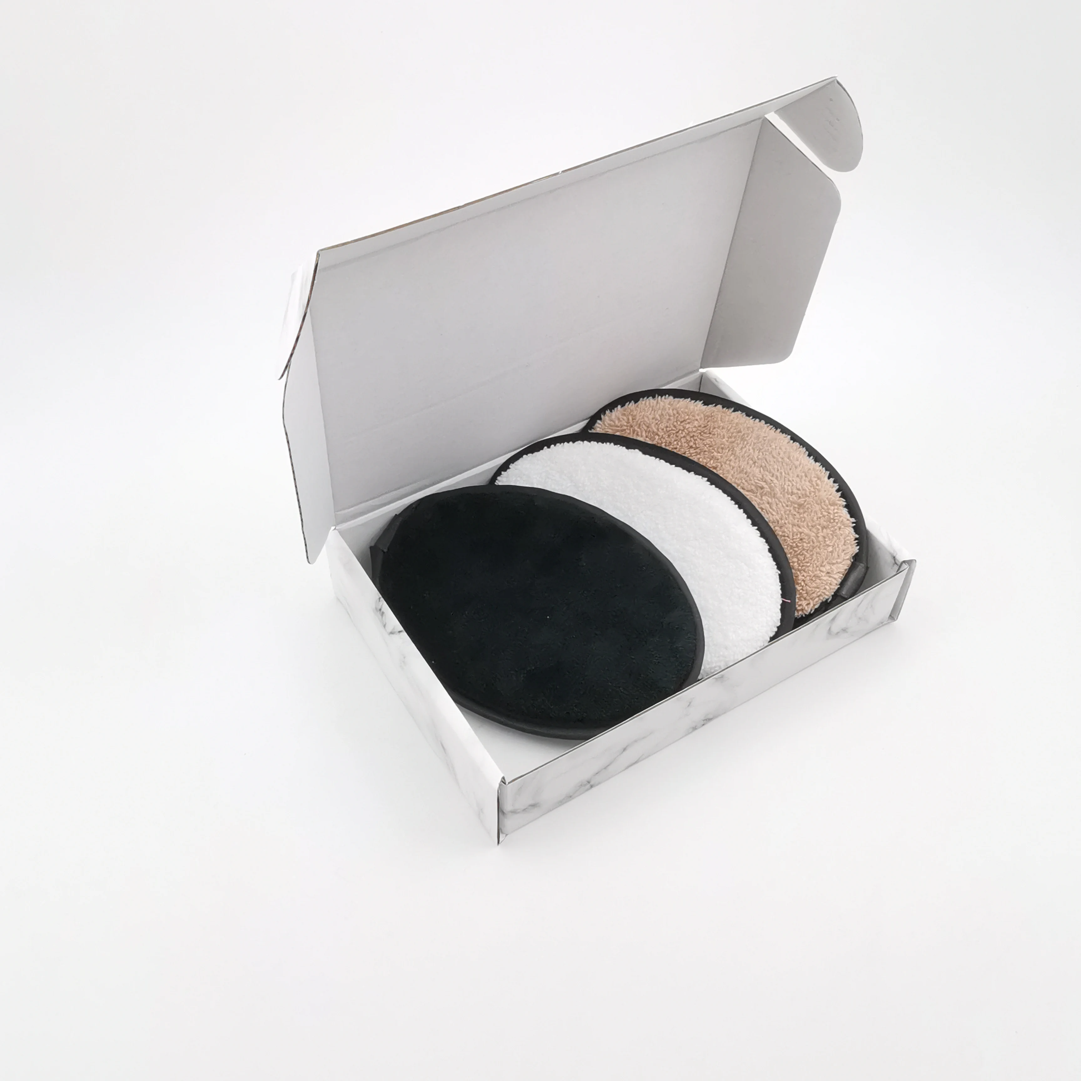 100% Microfiber Hot Selling Oval Shape Makeup Remover Pads