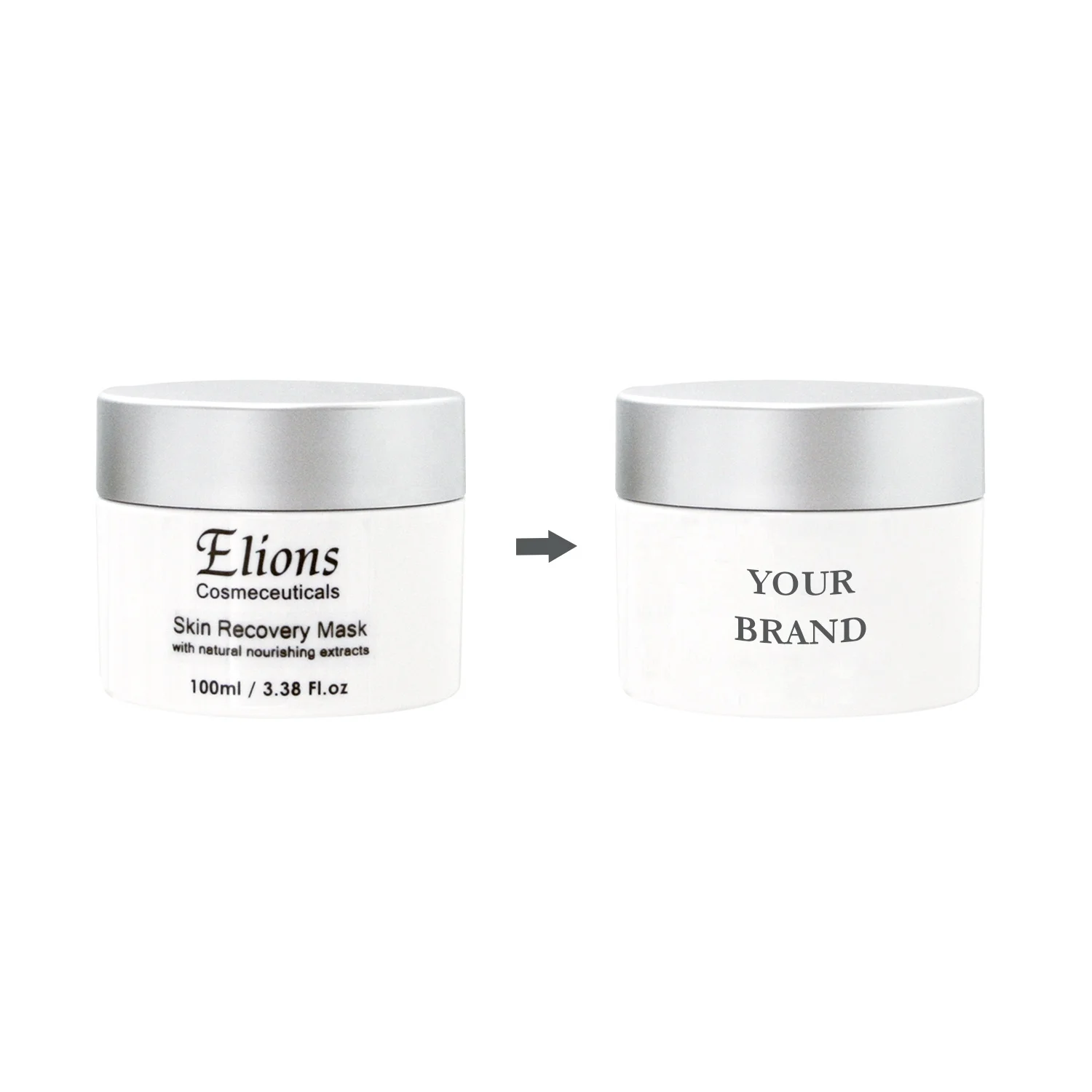 OEM/ODM Herbal Aloe Vera Moisturizing Cream Mask for Face Foot Vitamins for Skin Recovery Dry Sensitive Skin Body Nose Neck Use