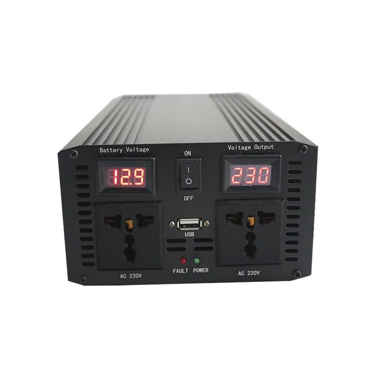 1 кВт 5 2 высокочастотный инвертор 12Vdc 24Vdc до 110Vac 220Vac чистый синусоидальный мощности опционально пульт дистанционного управления