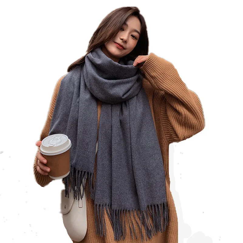 2022 Fashion Simple Ladies Solid Color Custom pashmina Scarf Party Night Elegant Ladies Scarves and Shawls